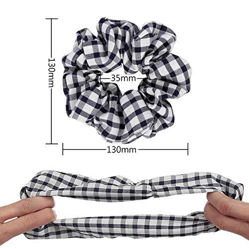 Trendy Club CHIROGRAPHY Chiffon Hair Bands Ponytail Ties Elegant Flower Hair Scrunchies for Girls Perfect Hair Accessory for Casual Wear Party Outfits and Everyday Use Set of 30 Pcs  - Image 3