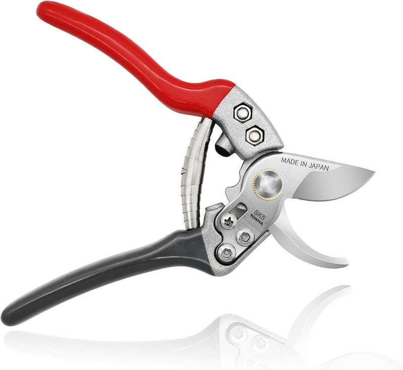 TONMA JP TONMA Pruning Shears [Made in Japan] Professional 7.5 Inch Premium Plant Garden Scissors Secateurs with Ergonomic Handle, Bypass Hand Pruners Branch Gardening Clippers for Plants - Image 1