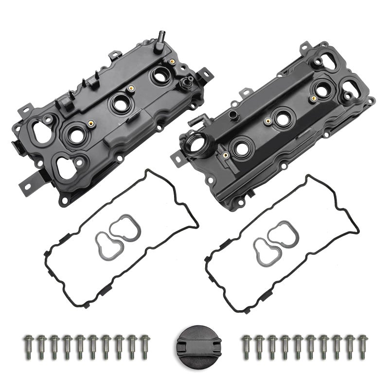 MITZONE Engine Valve Cover with Gaskte and Bolts Compatible with 20082018 Nissan 350Z Infiniti G35 Ex35 M35 M35H FX35 Q70 Q50 VQ35HR 35L Repalce  13264Jk20A 13264Jk20B