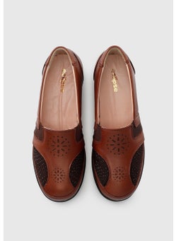 eclipse Brown Leather Women's Shoes  - Image 5