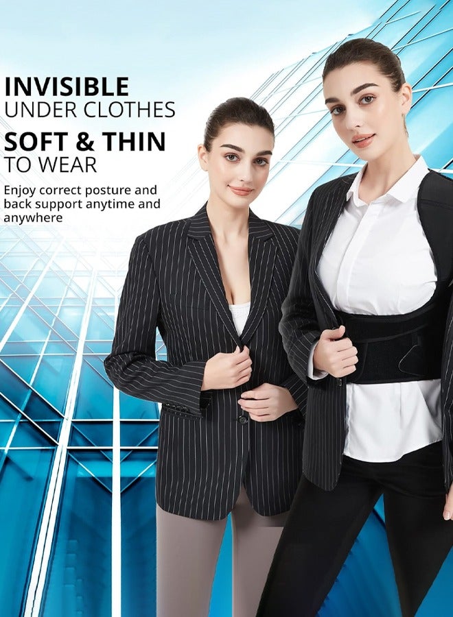 GUDOO Back Brace and Posture Corrector Back Straightener Posture Corrector Scoliosis and Hunchback Correction Spine Corrector Support Back Pain Adjustable Posture Trainer - Image 5