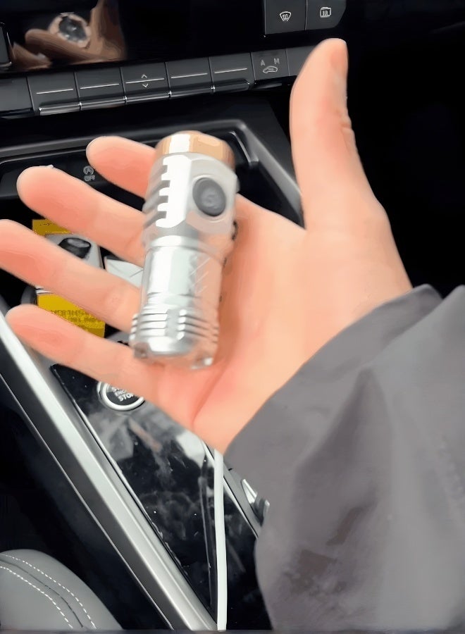 Strong light flashlight, super bright home rechargeable flashlight, outdoor night riding portable LED light, waterproof flashlight, super strong lumen, long-range flashlight - Image 2