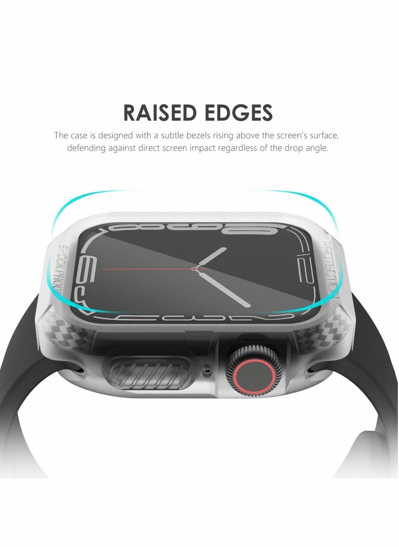 Excefore 6 Pack Case Compatible with Apple Watch Series 8/7 45mm, Rugged Protective Case Soft TPU Bumper for iWatch Bumper Scratch Resistant Full Protective 45mm Cover for iWatch Men Women, 6 Colors  - Image 5