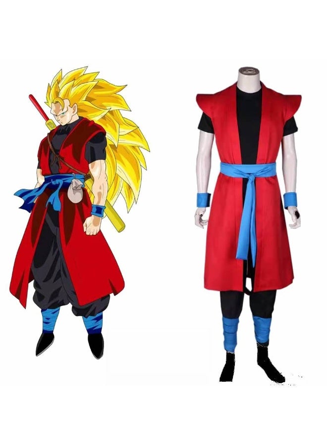 NIBEMINENT Dragon Ball Hero Goku anime cosplay Halloween performance costume, Dragon Ball Goku practice costume