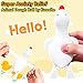 Kawaite White Duck Squishy Stress Dough Ball Animals Squeeze Fidget Toys for Kids and Adults Pull and Stretch Cute Duck Squeeze Stress Ball Squishy Toys for Anxiety Anger Autism ADHD - Image 4