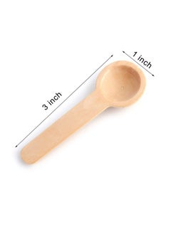 GNAFOTU 30PCS Mini Wooden Spoons Small Bath Salt Spoon Candy Spoon Baby Spoon for Spice Jars Seasoning Honey Coffee  - Image 2