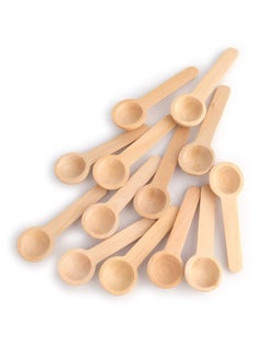 GNAFOTU 30PCS Mini Wooden Spoons Small Bath Salt Spoon Candy Spoon Baby Spoon for Spice Jars Seasoning Honey Coffee  - Image 3