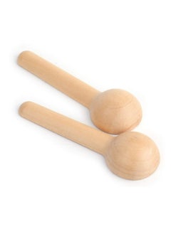 GNAFOTU 30PCS Mini Wooden Spoons Small Bath Salt Spoon Candy Spoon Baby Spoon for Spice Jars Seasoning Honey Coffee  - Image 4