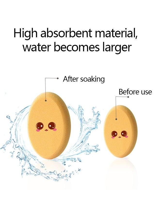 ibcccndc 2-Piece Oval Puff Powder Puff for Face Powder, Professional Sponge Beauty Makeup Wet and Dry Tools, Soft Makeup Puff for Setting Contouring Under Eyes - Image 2