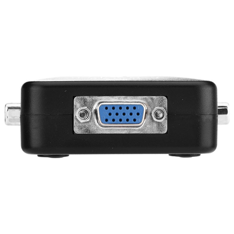 KVM Switch USB VGA Switcher Shared Port Support 1920x1440 Widescreen Display - Button Switch Plug and Play Standard USB 2.0 Interface for Online Games Hard Disk Video Recorders - Image 5