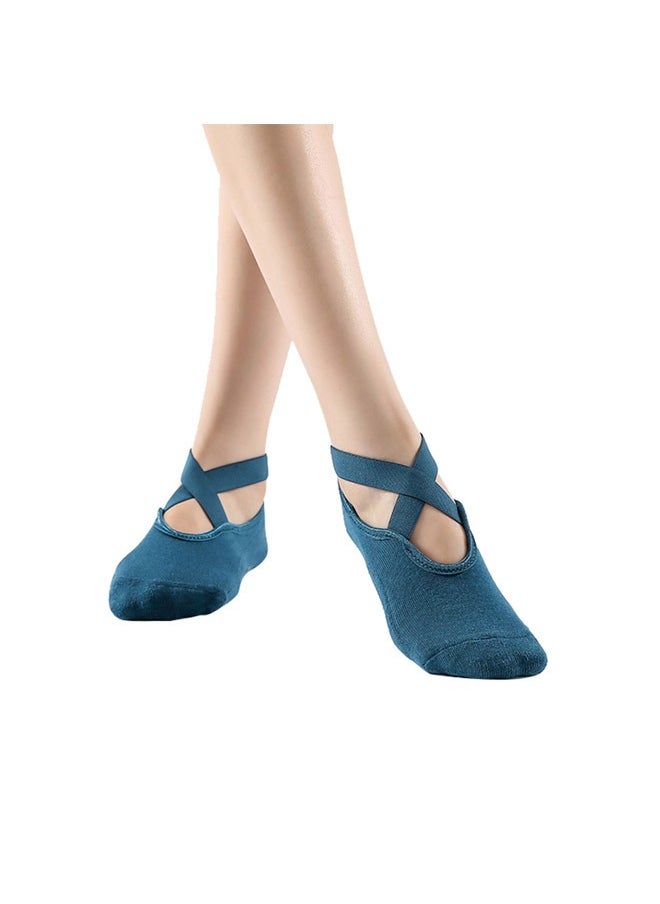 KUAZIVI - Non Slip Socks Anti-Skid Breathable Fitness Yoga Socks - Image 1