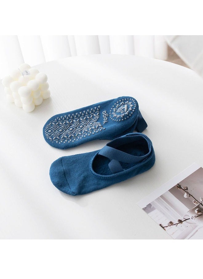 KUAZIVI - Non Slip Socks Anti-Skid Breathable Fitness Yoga Socks - Image 1