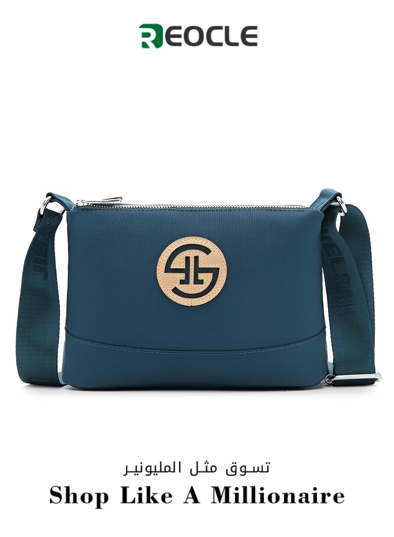 REOCLE Women's Shoulder Handbags Fashion Vegan Leather Crossbody Bag with Adjustable Strap & Large Capacity & Simple Style Shoulder Purse for Ladies - Image 1