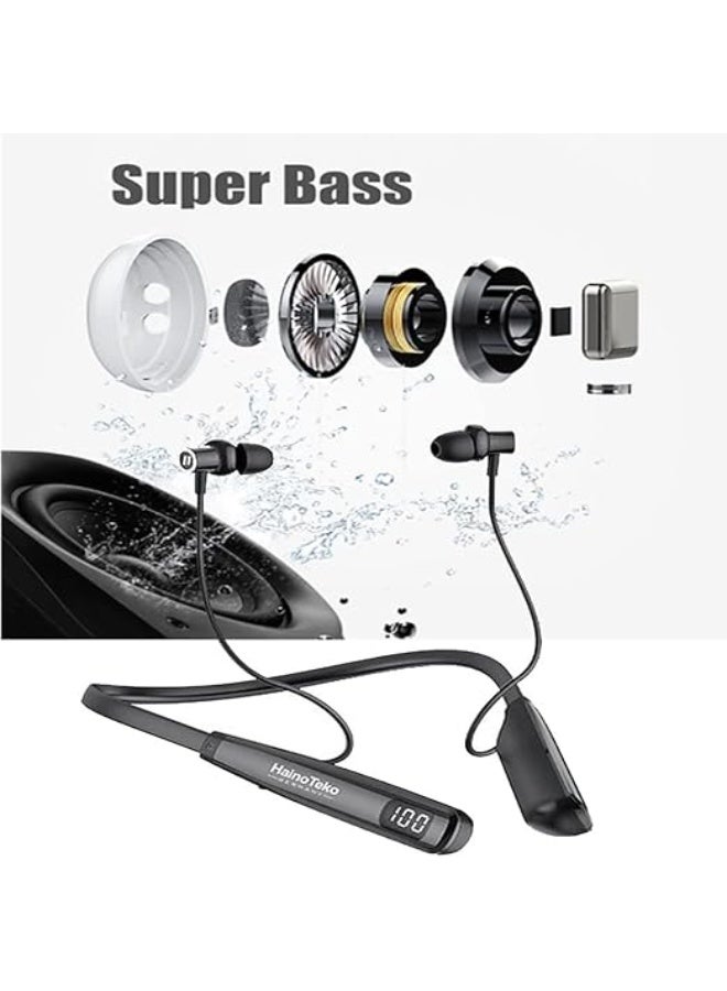 HainoTeko Germany Haino Teko HN 80 Wireless Bluetooth Neckband Earphone - Image 3