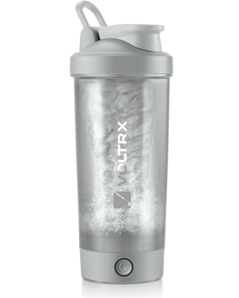 VOLTRX Protein Shaker Bottle, Merger USB C Rechargeable Electric Protein Shake Mixer, Shaker Cups for Protein Shakes and Meal Replacement Shakes, BPA Free, 24oz - Image 1