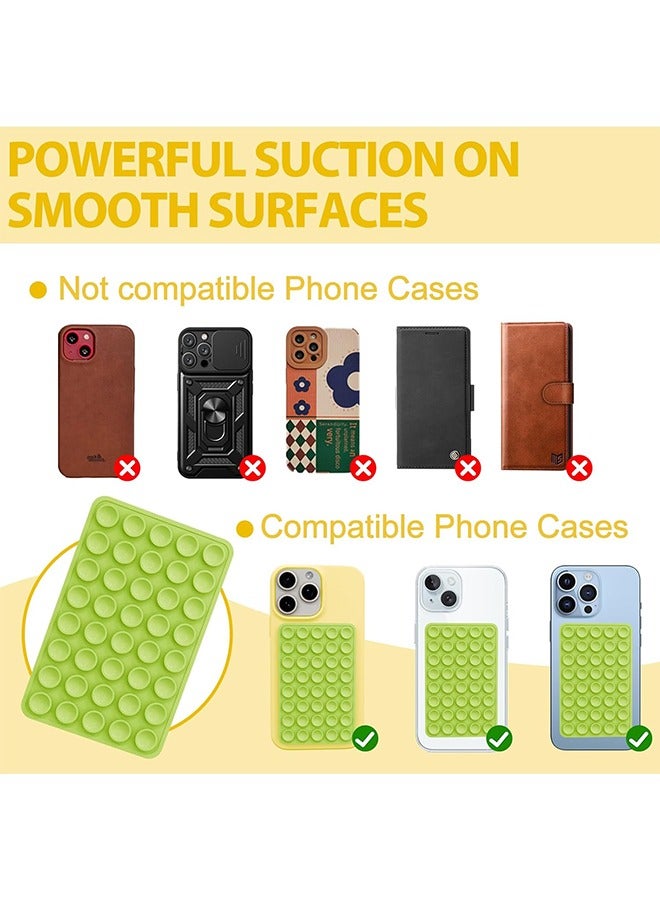 General 2 Pack Silicone Octo Cup Buddy Sticky Grip Holder for Cellphone, Silicone Suction Cup Phone Case Mount Double Sided, Hands-Free Phone Accessories Strong Grip Holder for Selfie and Video  - Image 5