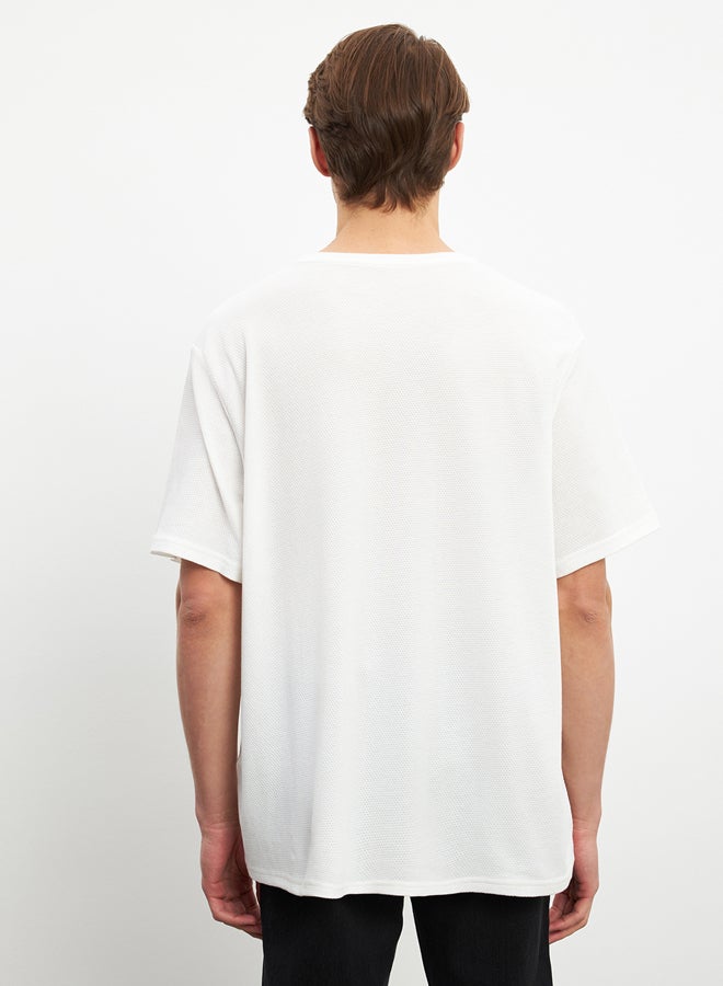 LC WAIKIKI Crew Neck Printed Jersey Men's T-Shirt - Image 3