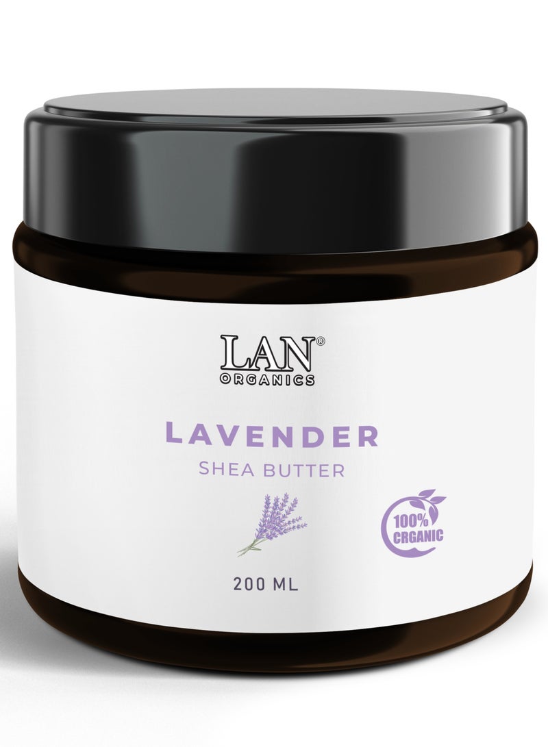 زبدة الشيا بخلاصة اللافندر 200 مل