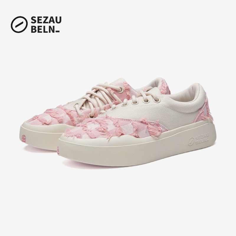 Sezau-Beln Cao Fang Xian Dou Breathable Szb Casual Black Checkered Tassel Non-Slip Low-Top Flat Trendy Basketball Shoes - Image 5