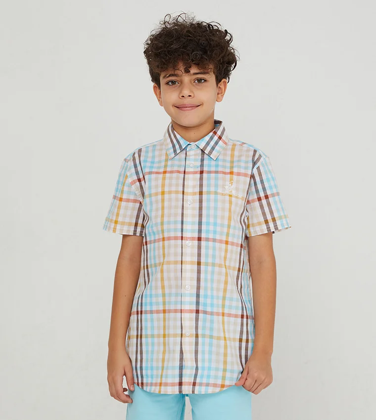 BEVERLY HILLS POLO CLUB Short Sleeve Shirt