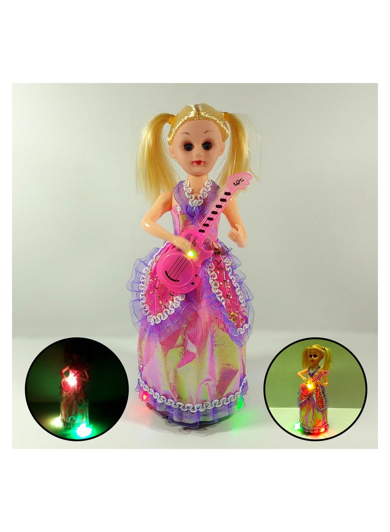 Toy Box Fashion Doll Guitar Girl Doll with Light And Music - Image 2