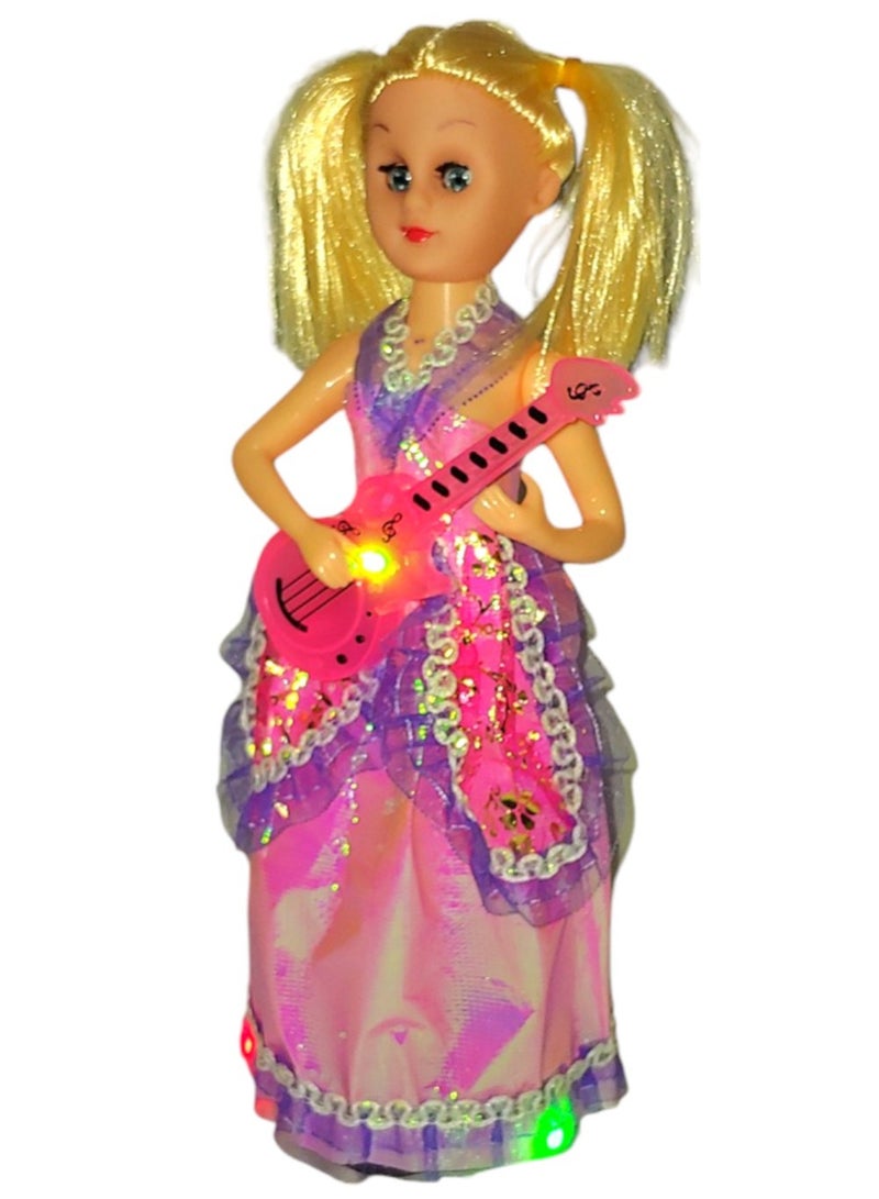 Toy Box Fashion Doll Guitar Girl Doll with Light And Music - Image 1