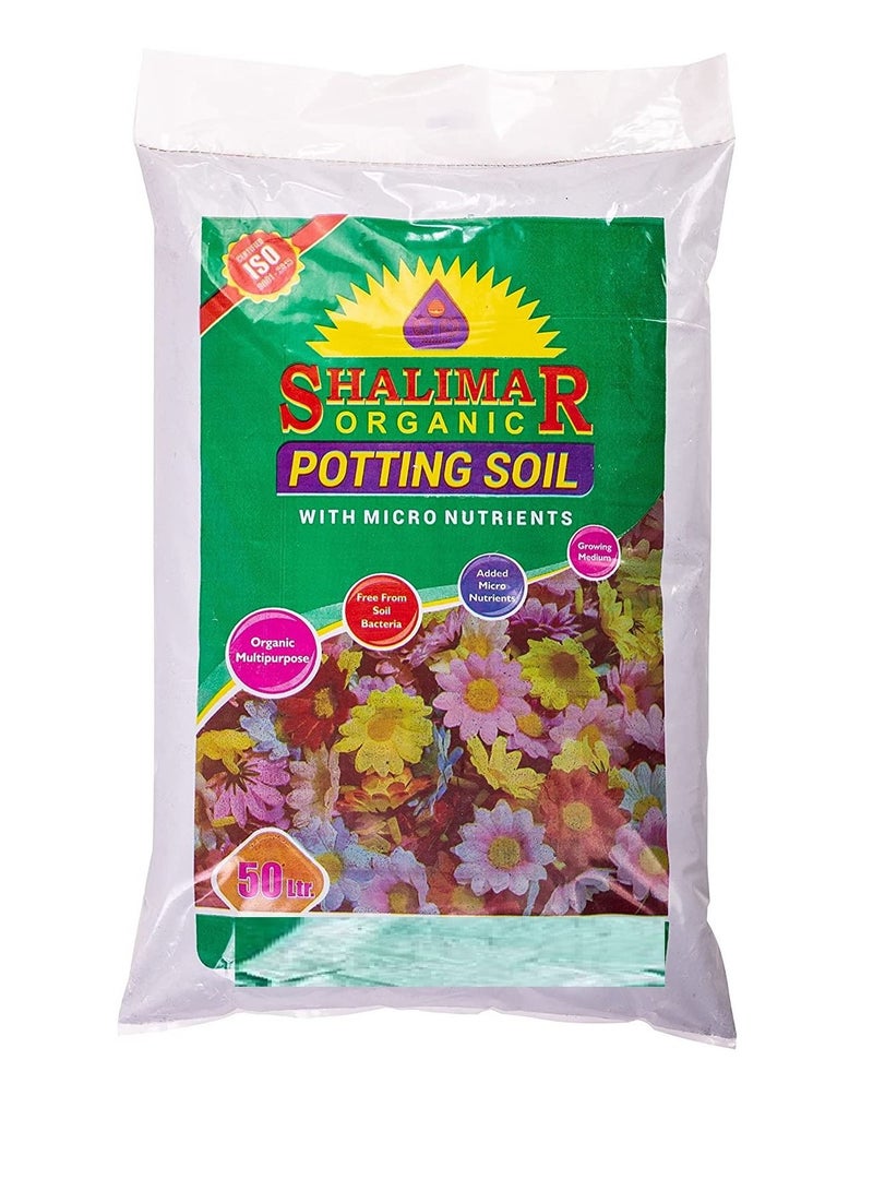Shalimar Organic Potting Soil With Micro Nutrients 50L (9KG) - Image 1