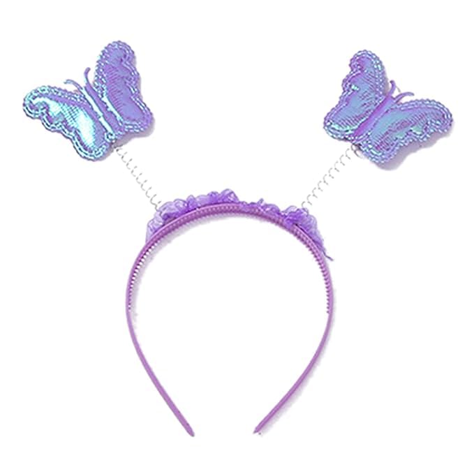 AK ANOLIHK Net Fairy Butterfly Wings Costume For Baby Girl (Fba Purple Wings) - Image 5