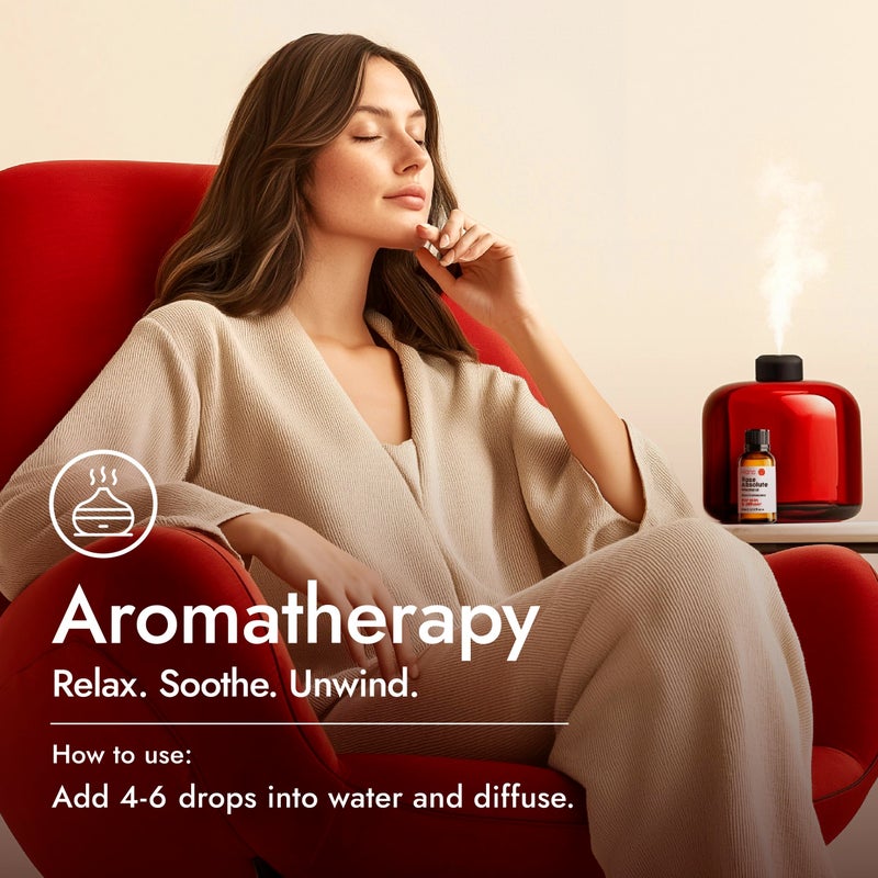 hana H'ana Rose Essential Oil - 1.02 Fl Oz - for Hair, Skin, Diffuser, Aromatherapy, DIY Candle & Soap Making - Image 4