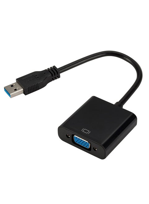 USB3.0 To VGA Adapter USB to VGA External Video Card VGA Converter for Desktop Laptop PC to Monitor Projector