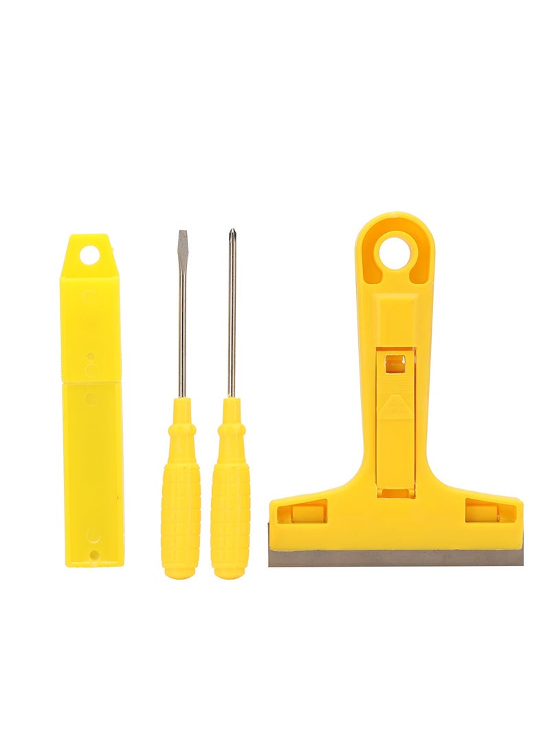 LAWAZIM - Scraper Set|Window Scraper|Hand Scraper Sticker | 4 PCS - Image 1