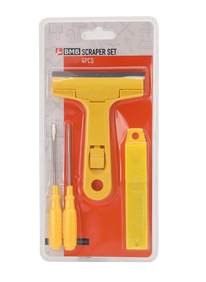 LAWAZIM - Scraper Set|Window Scraper|Hand Scraper Sticker | 4 PCS - Image 1
