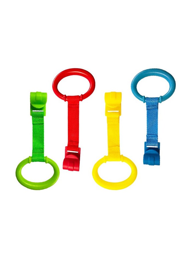 MIXDE Crib Pull Rings Cot Hanging Rings Walking Assistant 4 Colors  - Image 1
