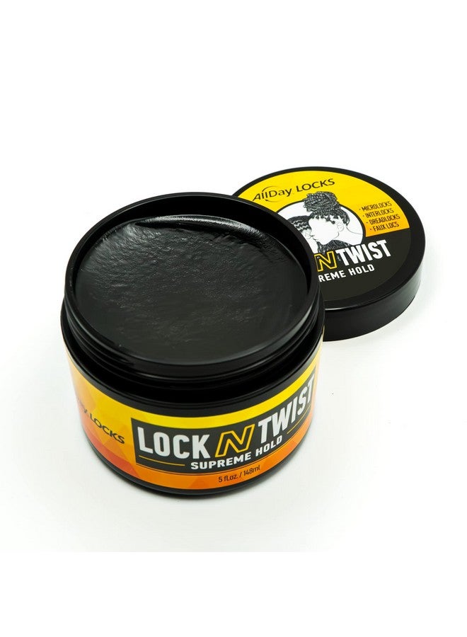 AllDay Locks Llday Locks Lock N Twist ; Locking Gel Retwist Locks Supreme Hold ; Smooths & Tames Frizz Flake Free Soft Finish ; 5 Oz - Image 4