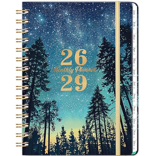 Lortarl 2026-2029 Monthly Planner - Monthly Planner 2026-2029 from July 2026 - June 2029, 3 Year Planner with Tabs and Pocket, 8.5" x 6.4" - Image 1