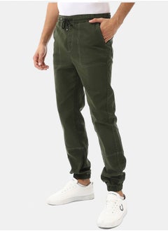Andora Stitched Elastic Waist Casual Pants  - Image 3
