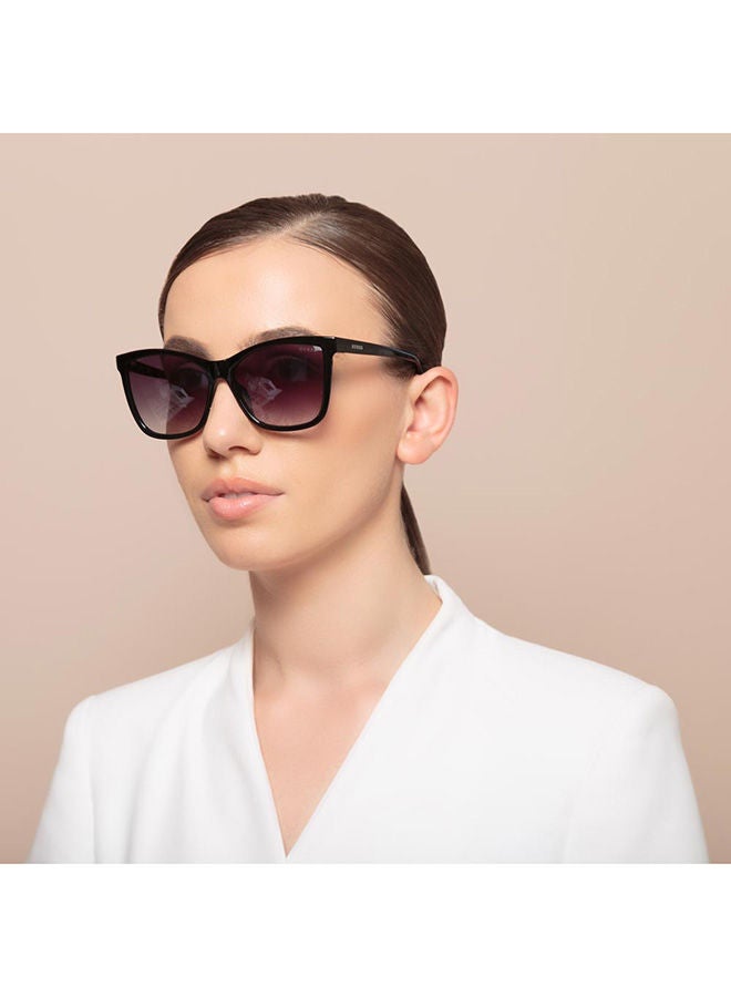 GUESS Women Butterfly Sunglasses with Black Lenses - GU7779 01C 57mm - Image 4