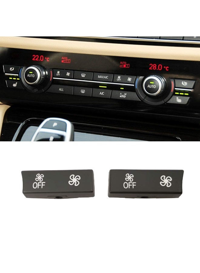 KISSUN For Bmw A/C Climate Control Burtton Black - Image 1