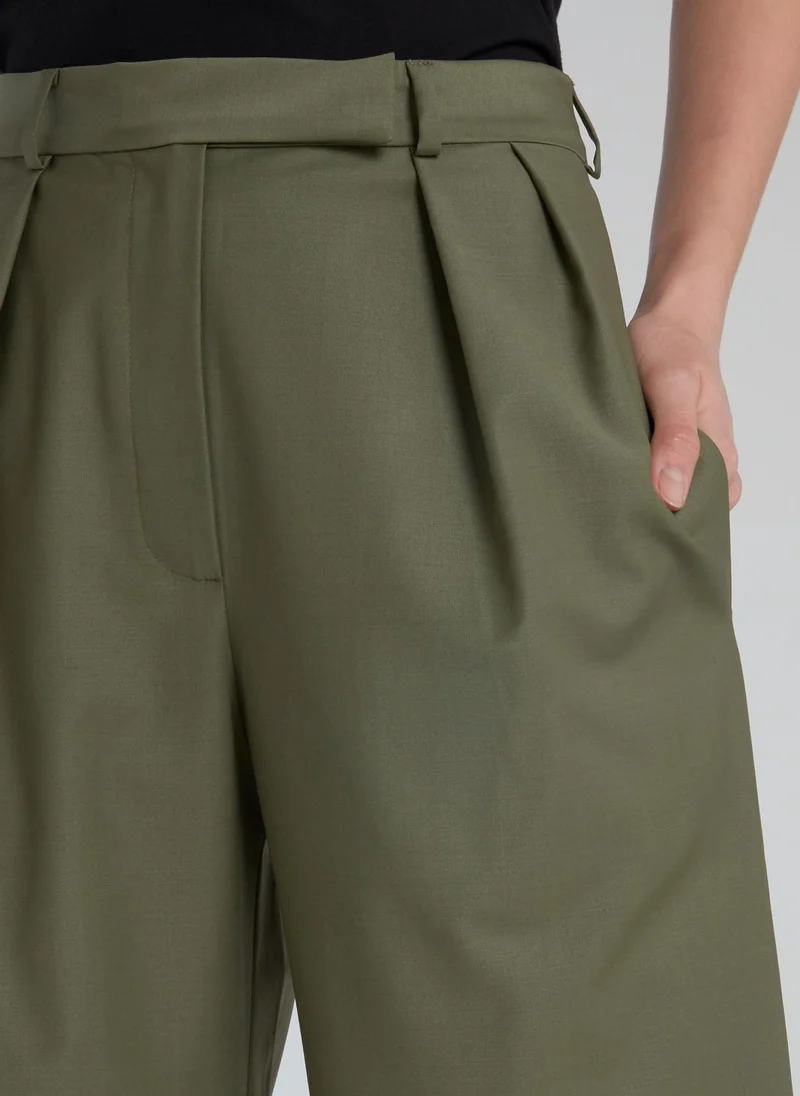 Anouki Prince of Wales Khaki Shorts