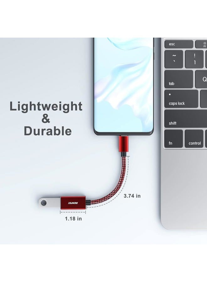 Benfei محول USB C إلى USB 3.0، عبوة 2 محول USB C إلى A ذكر إلى أنثى متوافق مع MacBook 2022 2021 2020، Samsung Galaxy Note 20، Galaxy S20 S21، Google Pixel، Nexus، والمزيد - Image 5