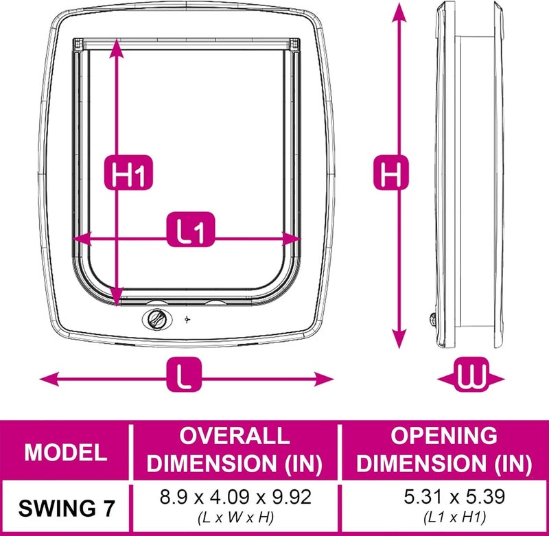 Ferplast فلاپ قطط فيربلست سوينغ 7 بني - Image 2