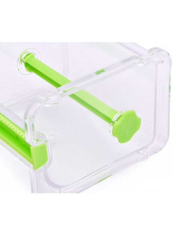 HomDSim Mdsim Washi Tape Dispenser Cutter,Roll Tape Holder Organizer,Masking Tape Desktop Tape Diy Sticker Roll Tape Cutter Holder Storage,Washi Tape Box Green - Image 5