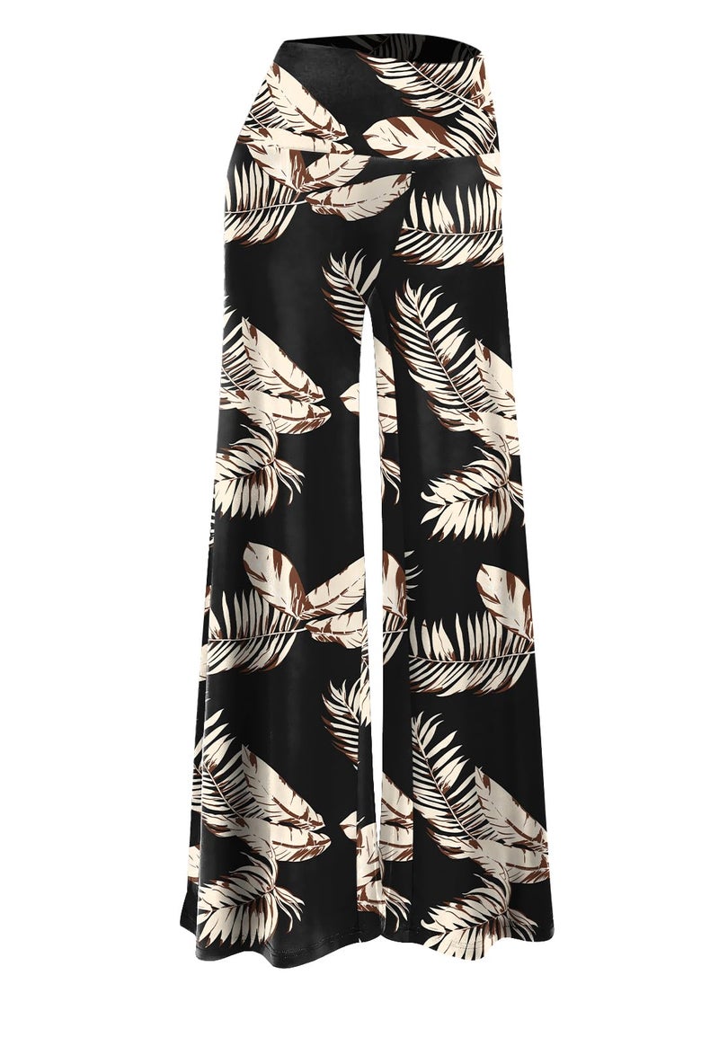 Arolina Palazzo Pants for Women Dressy Casual Wide Leg Pants for Women Stretchy Flowy High Waist Lounge Pants Trousers - Image 1