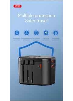 XO INET Universal Travel Adaptor Charger Multi Port PD 20W Fast Charge  - Image 3