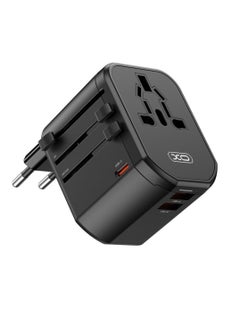 XO INET Universal Travel Adaptor Charger Multi Port PD 20W Fast Charge  - Image 1