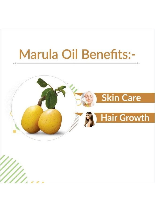 B-URBAN - Marula Oil 100% Natural Pure Undiluted Uncut Cold Pressed Carrier Oil For Face Skin & Haircare Skin Protecting & Nourishing Dry & Frizzy Hair Aromatherapy For Men & Women 100 Ml - Image 1