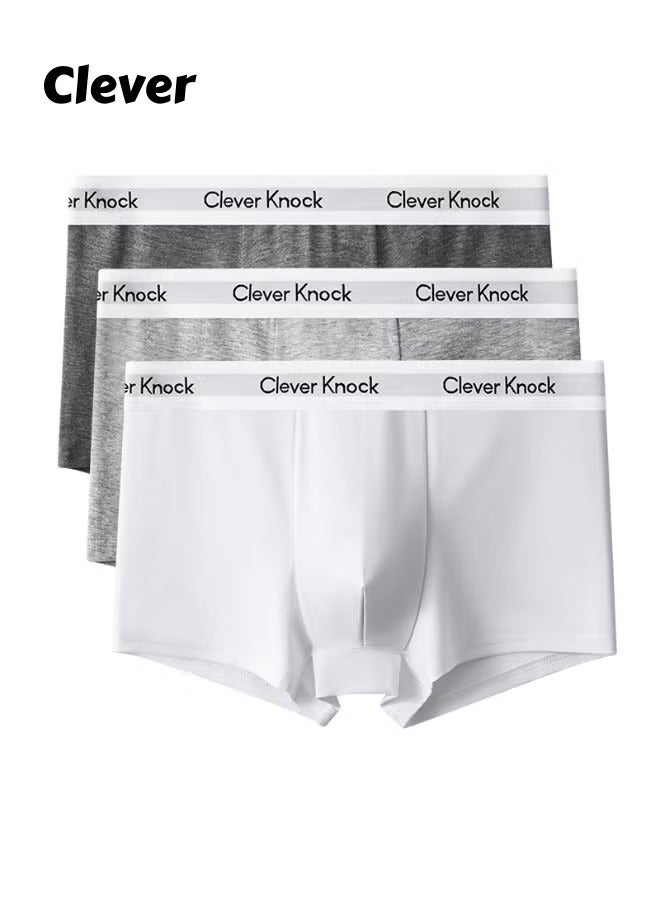 clever Men's regular-leg boxer briefs, 3-pack - Image 1