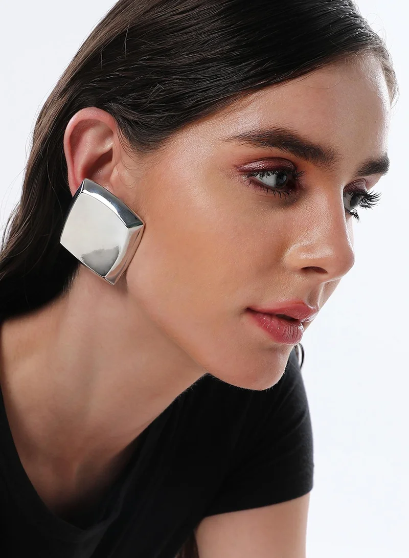 SOHI  Geometric Shaped Slab Artificial Drop Earring Jewellery  | Best Price UAE