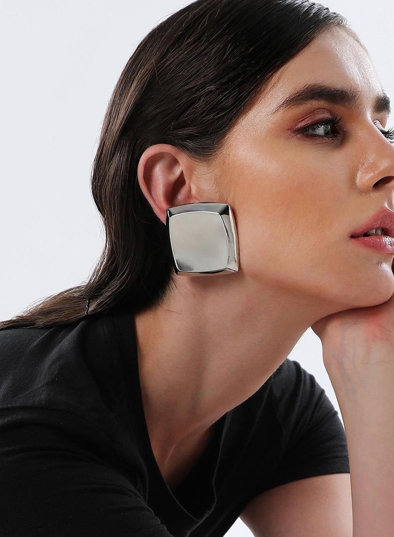 SOHI Geometric Shaped Slab Artificial Drop Earring Jewellery - Image 4