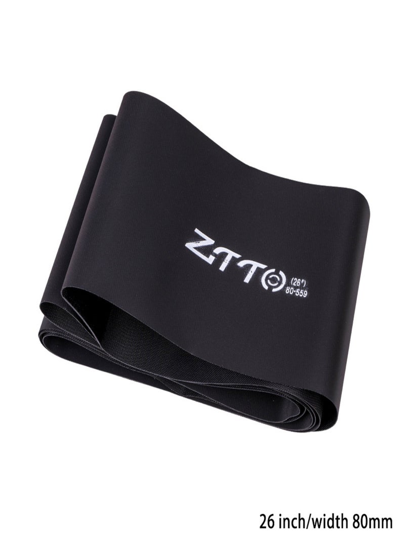 ZTTO 26 Inch 80mm Bicycle Tire Inner Tube Pad PVC Bike Rim Tape Inner Tyre Protection Pad Liner Explosion-Proof Belt for MTB Mountain Bike Road Bike - Image 5